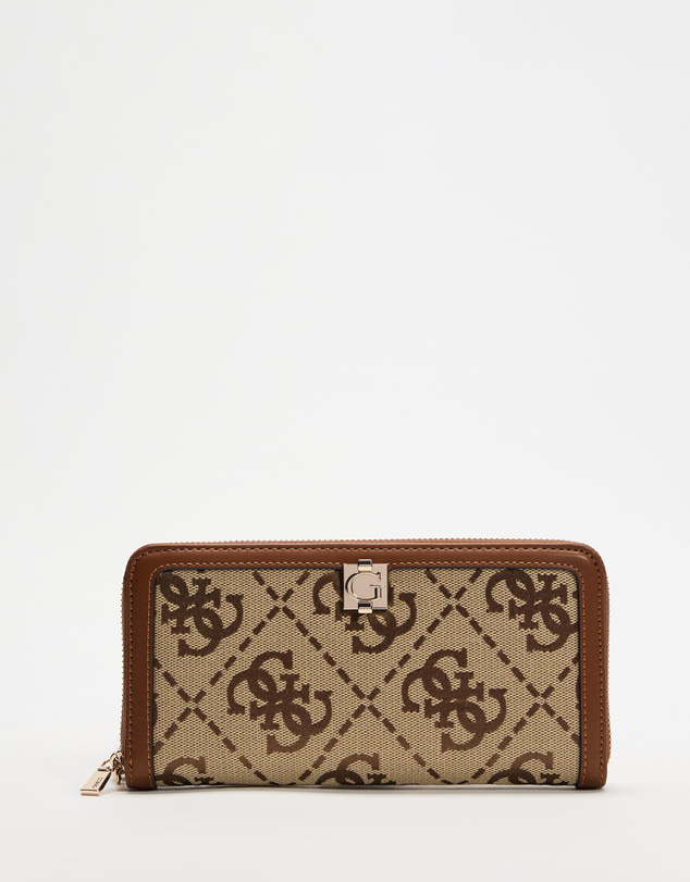 GUESS - Audrey Logo Large Zip Around Wallet