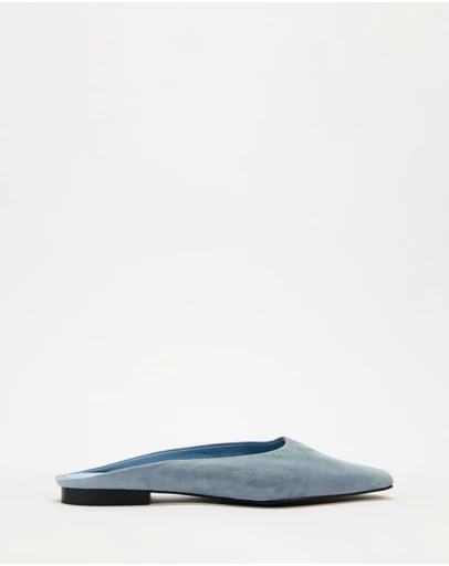 AERE - Tala Suede Mules - Women's