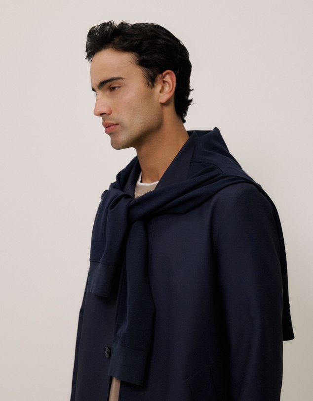 Trenery - Classic Mac Coat in Navy