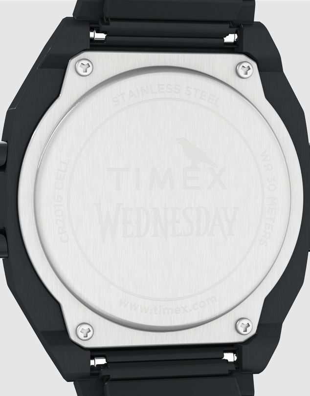 TIMEX - Timex x Wednesday T80 36mm Stainless Steel Expansion Band Watch