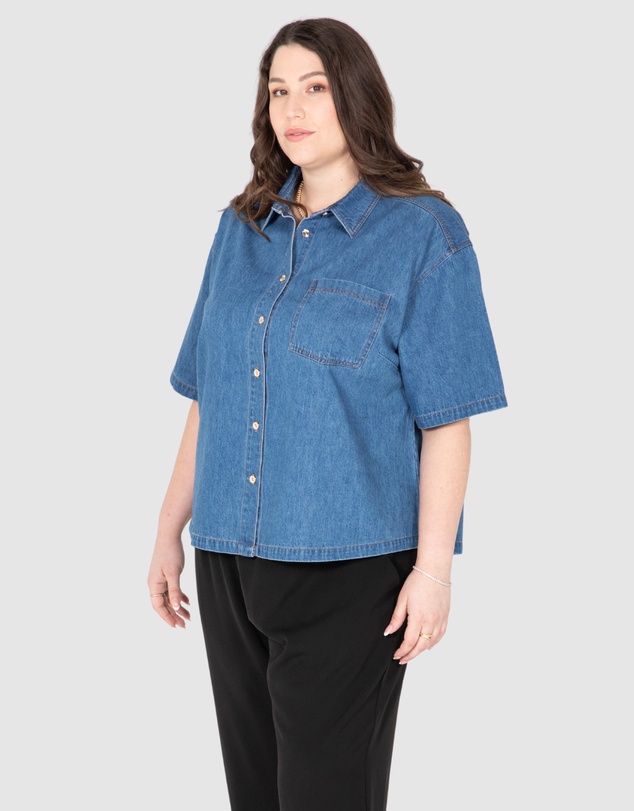 Love Your Wardrobe - Harper Denim Shirt