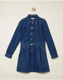 Tommy Hilfiger - Denim Pleats Dress - Teens