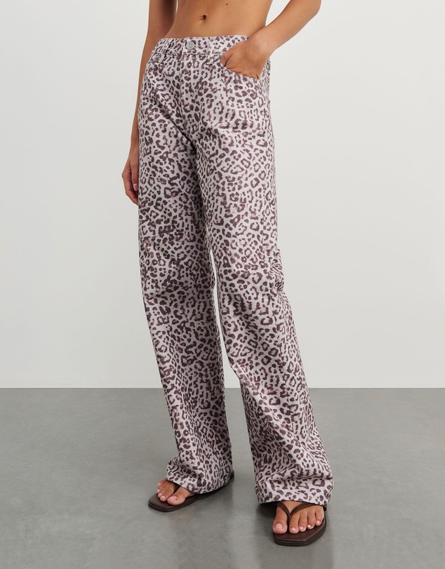 Jag - Carrie Slouch Jean Leopard