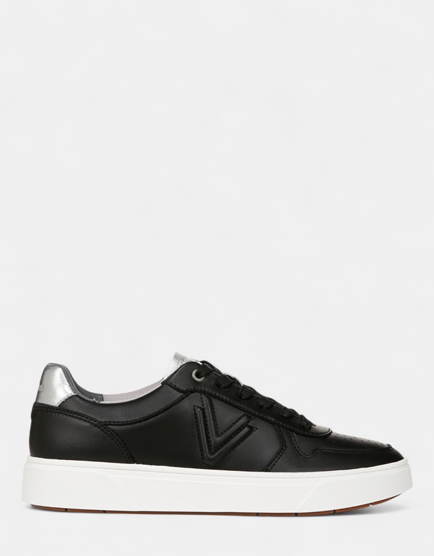 Vionic - Kimmie Court Sneaker - Black Silver