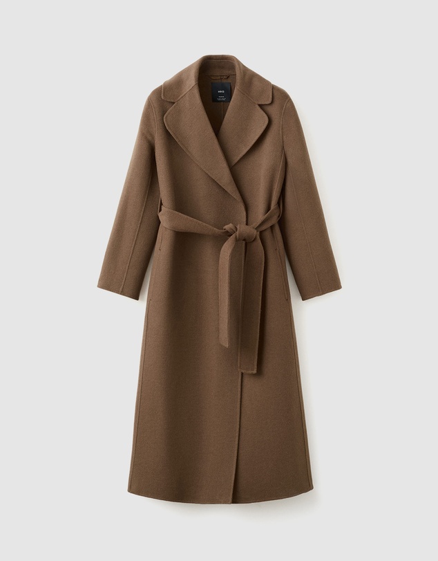 M.N.G - Handmade Wool Coat With Belt