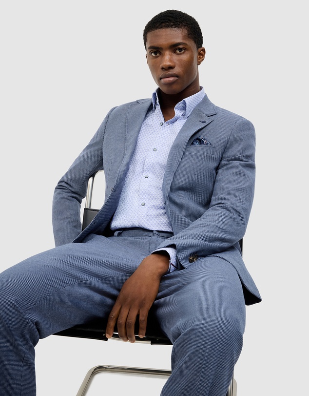 Politix - James Textured Two-toned Blazer