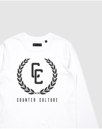 Counter Culture - Garland Logo Long Sleeve - Youth
