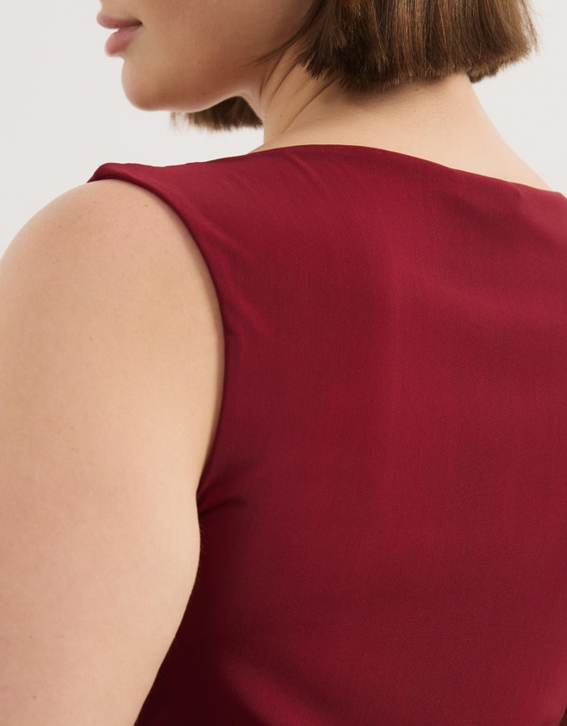 Atmos&Here Curvy - Thea Asymmetric Mesh Top