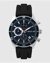 TIMEX - Ridgefield Chronograph 42mm Silicone Strap Watch