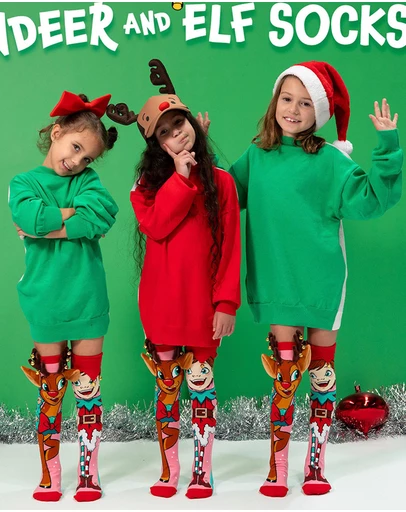 MADMIA - Reindeer and Elf Socks - Kids