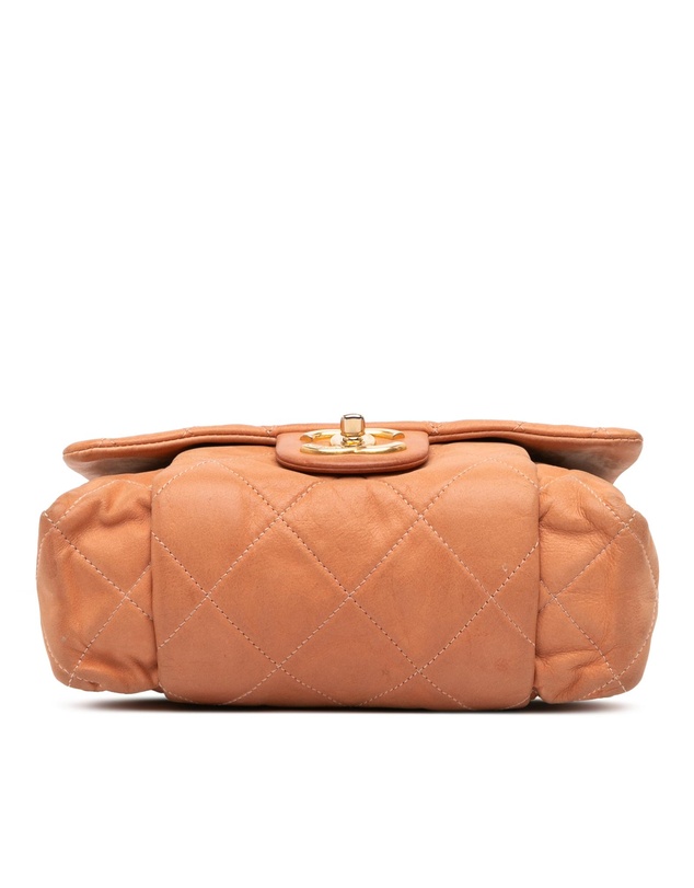 Pre-Loved by Azura Reborn - Pre-Loved Small Aged Calfskin Chic Quilt Flap
