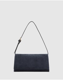 Nakedvice - The Phoebe Navy Suede Bag