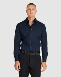 Tarocash - Cy Slim Textured Bamboo Shirt