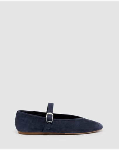 Navy Suede