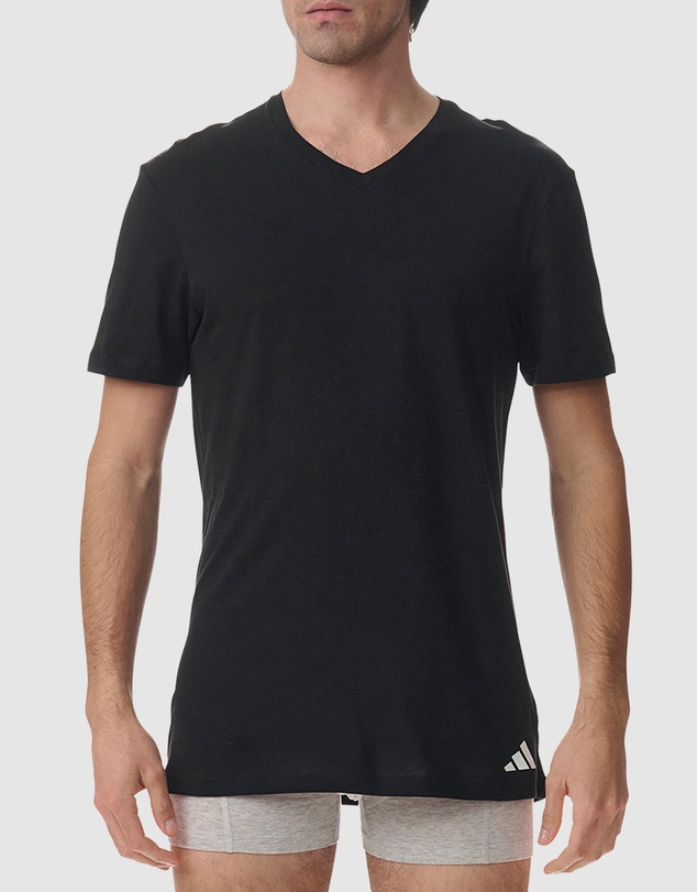 adidas Sportswear - 3 Pack Active Core Cotton V-Neck T-Shirt
