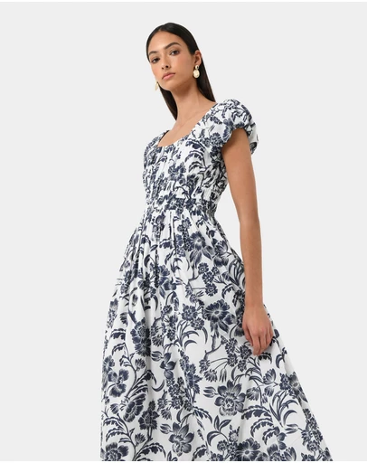 Forcast - Pearl Floral Cotton Dress