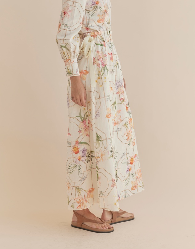 Amelius - Orangerie Bow Detail Maxi Skirt