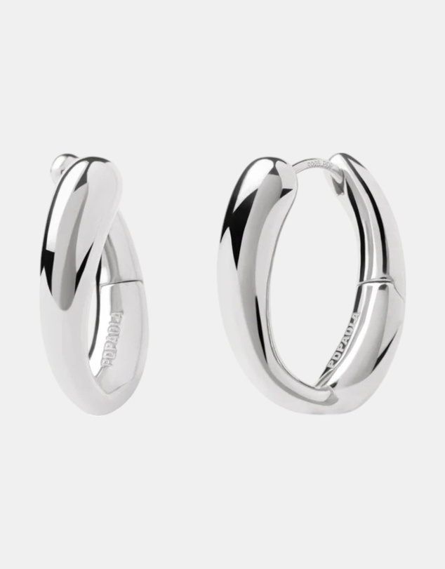 PDPAOLA - Helix Silver Hoop Earrings