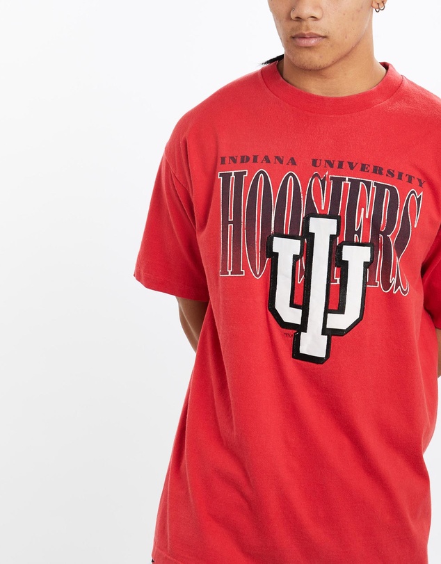Vintage by The Real Deal - Pre Loved - Vintage 90s NCAA University of Indiana Hoosiers Tee