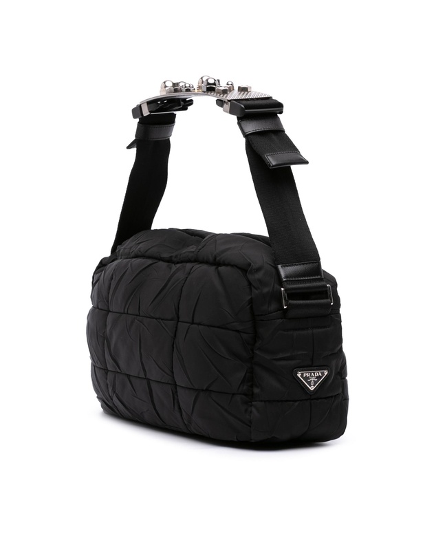 Pre-Loved by Azura Reborn - Pre-Loved Quilted Tessuto Messenger Bag