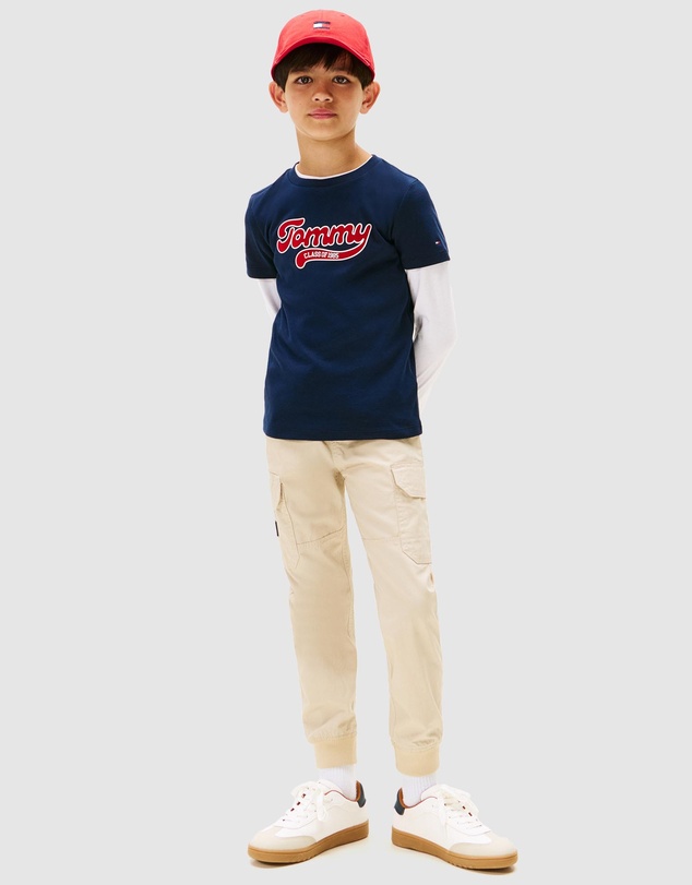Tommy Hilfiger - Varsity Interlock SS T-Shirt - Kids