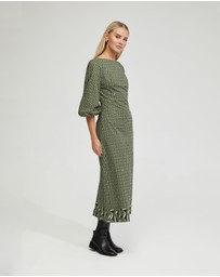Oxford - Krista Boarder Print Dress