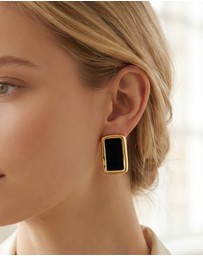 Izoa - Iris Stud Earrings