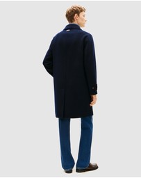 Tommy Hilfiger - Smart Casual Relaxed Coat With Cashmere