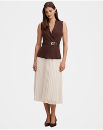 Forever New - Bianca Woven Mix Knitted Dress