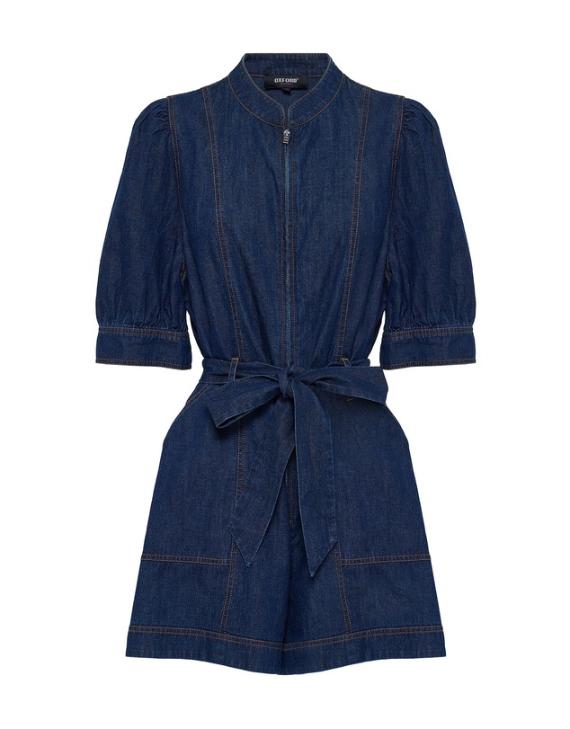 Oxford - Nera Denim Playsuit