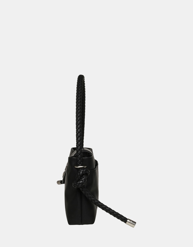 Steve Madden - BRooks Black Silver Handbag