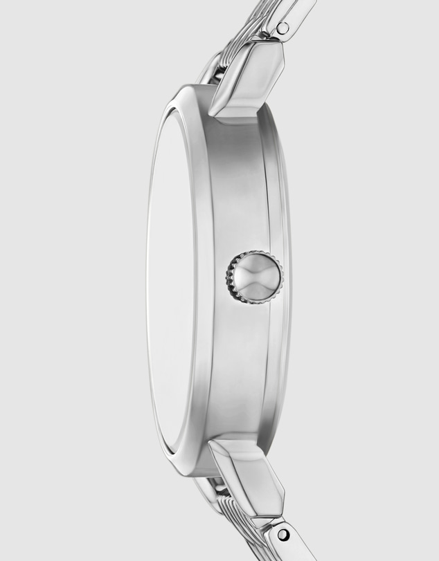 Skechers - Roman Dress Set Silver Tone Analogue Watch