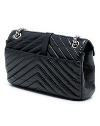 Pre-Loved by Azura Reborn - Pre-Loved Medium Crinkled Calfskin Punk Chain Bag