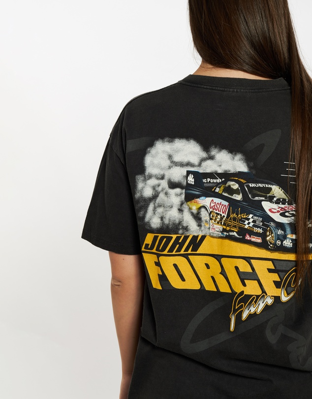 Vintage by The Real Deal - Pre Loved - 90s John Force Fan Club Racing Tee