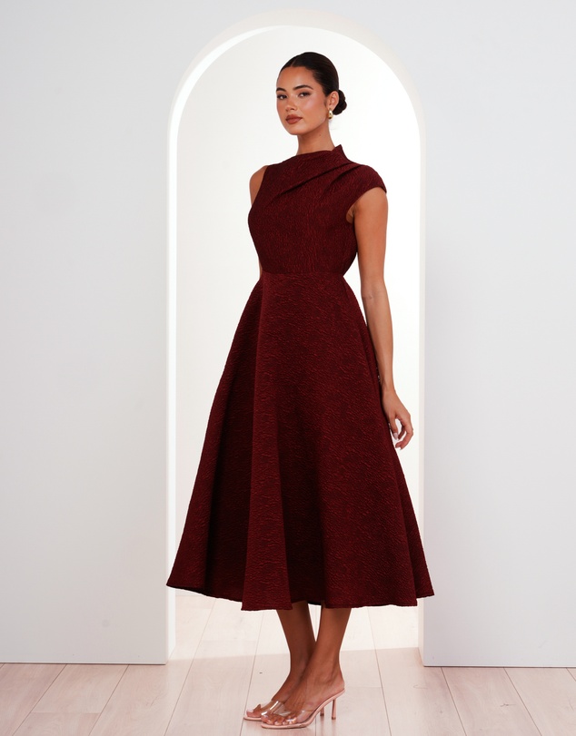 Pilgrim - Marlo High Neck Midi Dress