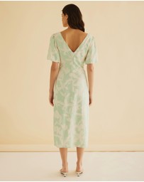 Atmos&Here - Billie Linen Blend Midi Dress