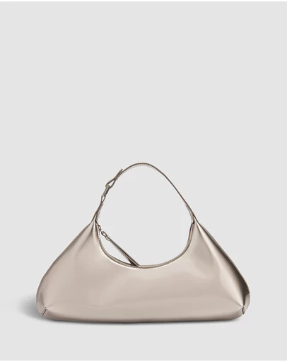 By Far - Amberette Metallic Leather Bag