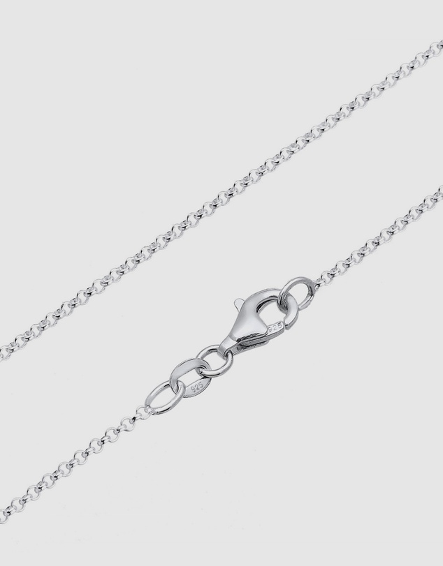 Kuzzoi - ICONIC EXCLUSIVE - Long Necklace with Cross Pendant in 925 Sterling Silver