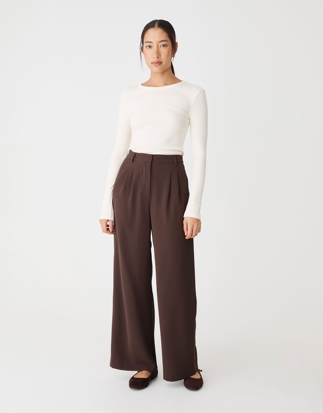 Forcast - Rumy Wide Leg Tailored Pants