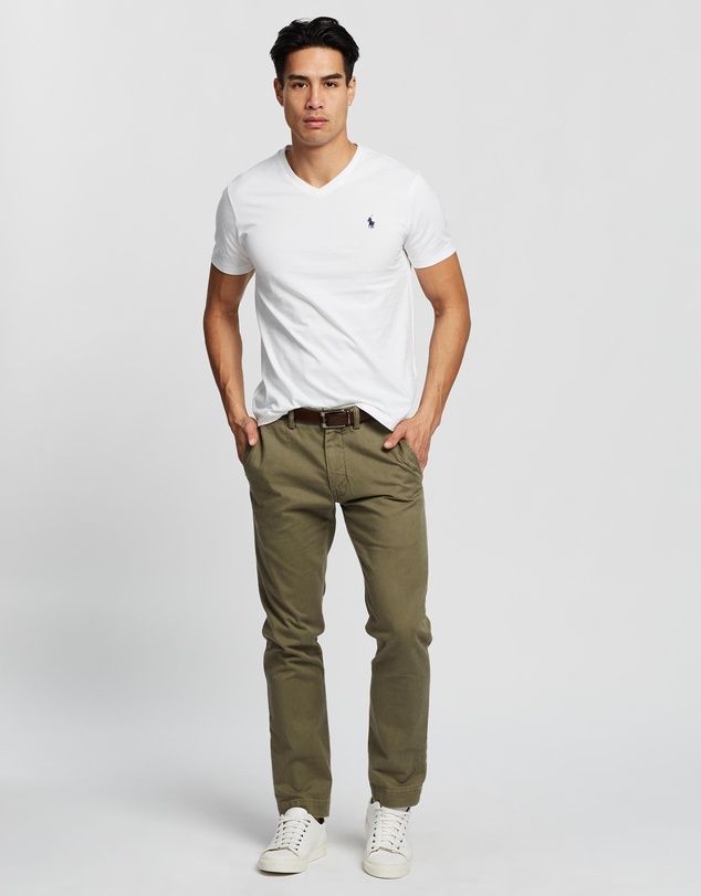 Polo Ralph Lauren - ICONIC EXCLUSIVE - Custom Slim Fit V-Neck T-Shirt