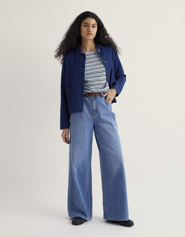 Seasalt - Seasalt Cornwall Blue Tremayne Quay Jersey Top