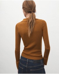 M.N.G - Knitted Polo-Neck Sweater