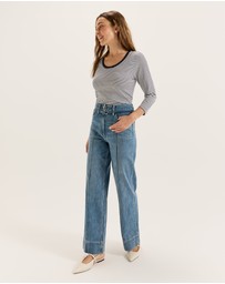 Review - Maisey Stripe Top