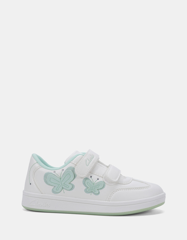 Clarks - Honor White/Mint