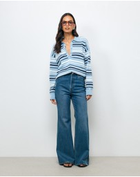 AERE - Elan Organic Cotton Stripe Polo