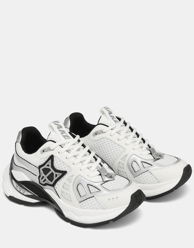Naked Wolfe - Smash White/Silver Mesh