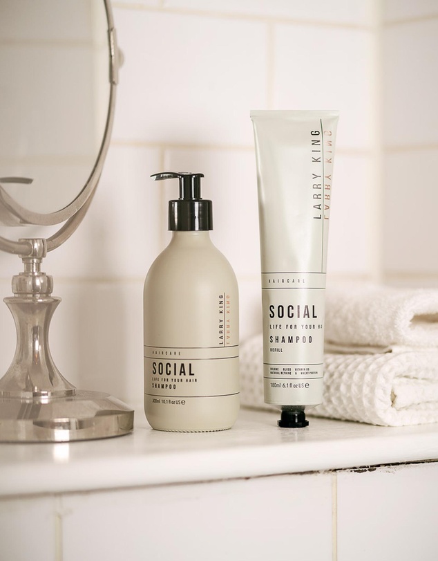 Larry King Haircare - Social Life Shampoo Bottle