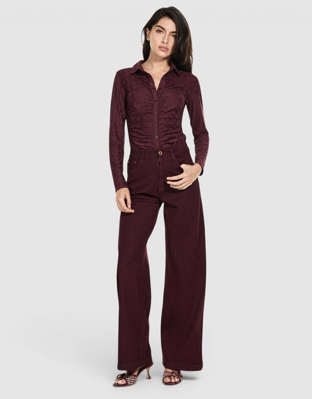 GUESS - High-Rise Bellagio Wide-Leg Jeans