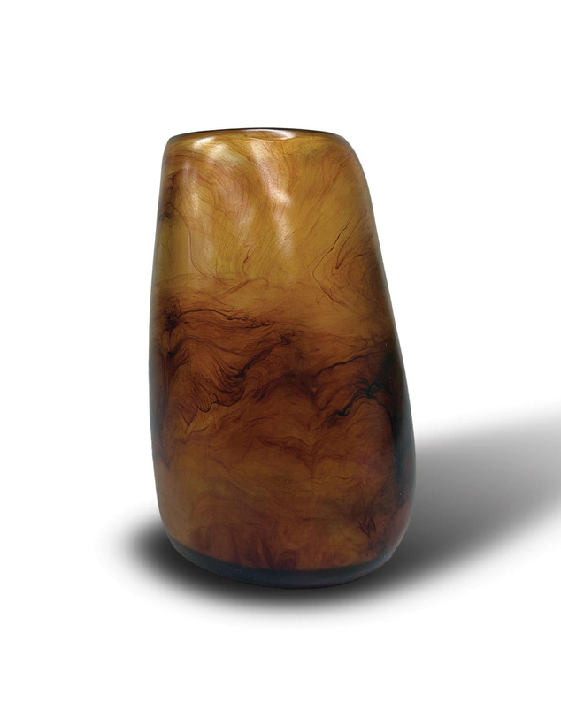 Urban Attitude - Urban Attitude RACH Large Vase Height 25.5cm, Width 17cm, Opening 6cm x 9cm - Dark Cocoa