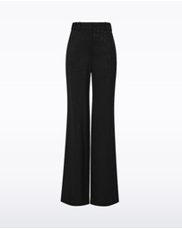 Carla Zampatti - Black Starlight Twill Wide Leg Pant
